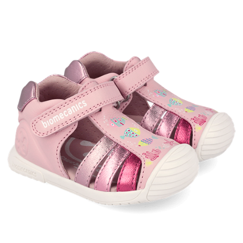 Sandale copii fete din piele Biomecanics, Roz – 262109-A032 Sandale copii fete din piele Biomecanics, Roz – 262109-A032