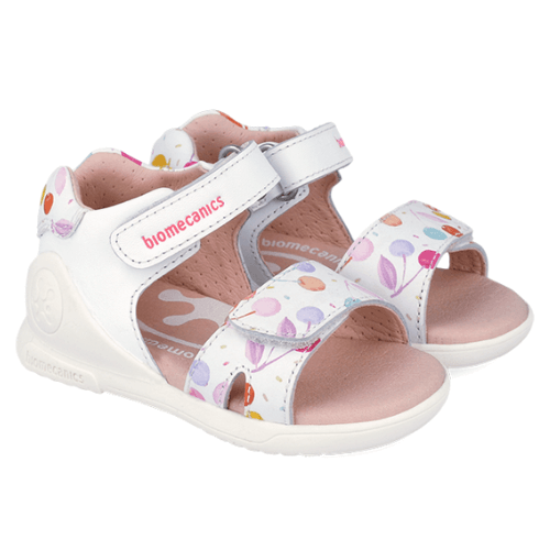 Sandale copii fete din piele Biomecanics, Alb – 262141-A050 Sandale copii fete din piele Biomecanics, Alb – 262141-A050
