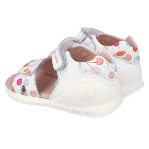 Sandale copii fete din piele Biomecanics, Alb – 262141-A050