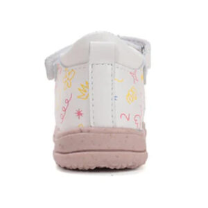 Sandale copii fete din piele DD Step, Alb – G064-61994