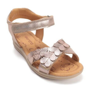 Sandale copii fete din piele DD Step, Auriu – G072-61153A