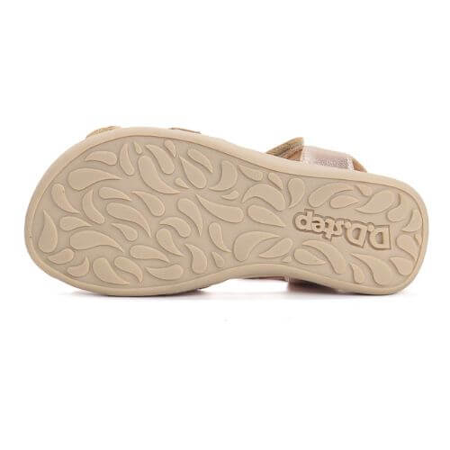 Sandale copii fete din piele DD Step, Auriu – G072-61153A