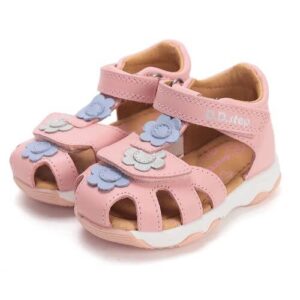 Sandale copii fete din piele DD Step, Roz – G064-61849B