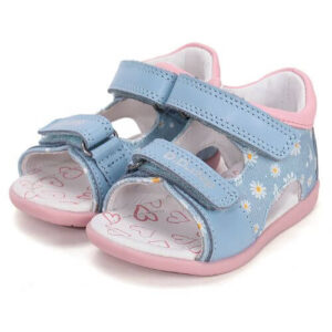 Sandale copii fete din piele DD Step, Albastru – G075-61329A