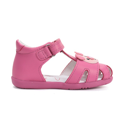 Sandale copii fete din piele DD Step, Roz – G075-61516C