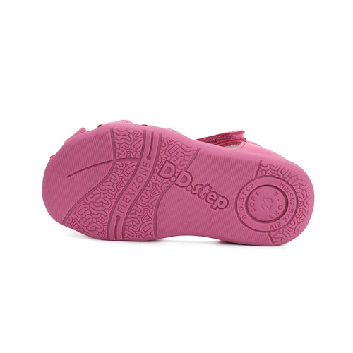 Sandale copii fete din piele DD Step, Roz – G075-61516C