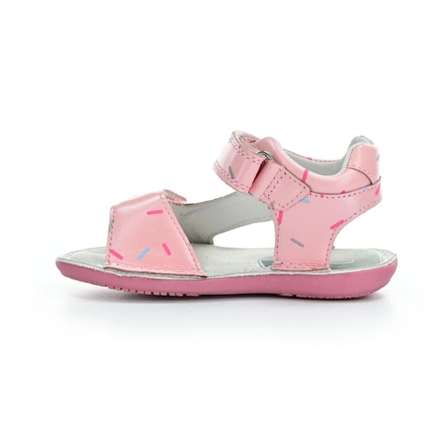 Sandale copii fete din piele DD Step, Roz – G080-41185C