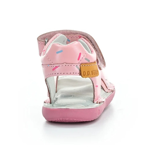 Sandale copii fete din piele DD Step, Roz – G080-41185C