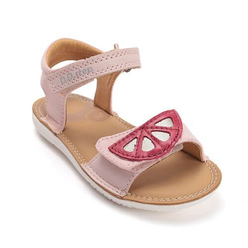 Sandale copii fete din piele DD Step, Roz – G080-61519A