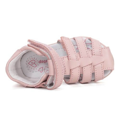 Sandale copii fete din piele DD Step, Roz – G111-61400A