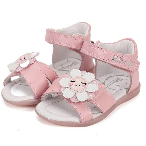 Sandale copii fete din piele DD Step, Roz – G075-51813A Sandale copii fete din piele DD Step, Roz – G075-51813A