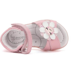 Sandale copii fete din piele DD Step, Roz – G075-51813A