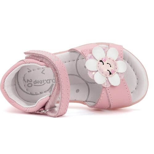 Sandale copii fete din piele DD Step, Roz – G075-51813A