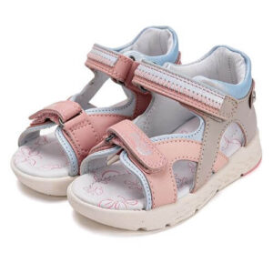 Sandale copii fete din piele Ponte 20, Gri – DA05-6-1686B