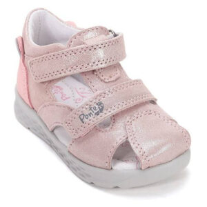 Sandale copii fete din piele Ponte, Roz – DA05-6-1256C