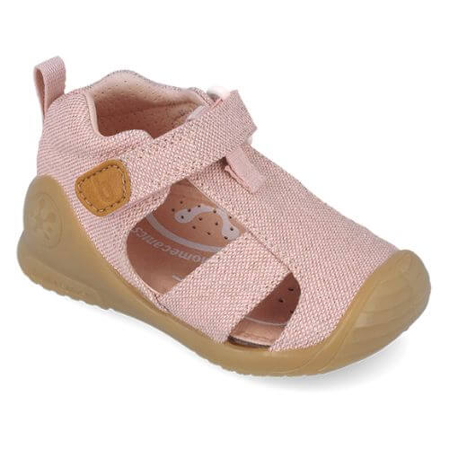 Sandale copii fete din textil Biomecanics, Roz – 252181-B032