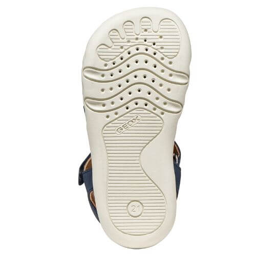 Sandale copii Barefoot baieti din piele naturala Geox, Albastru – B656PC_000CL_C4002