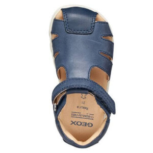 Sandale copii Barefoot baieti din piele naturala Geox, Albastru – B656PC_000CL_C4002