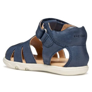 Sandale copii Barefoot baieti din piele naturala Geox, Albastru – B656PC_000CL_C4002