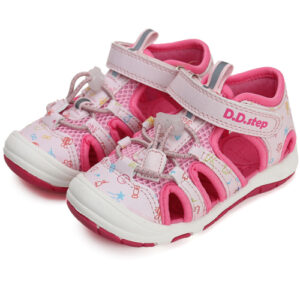 Sandale copii fete din canvas DD Step, Roz – G065-41329C