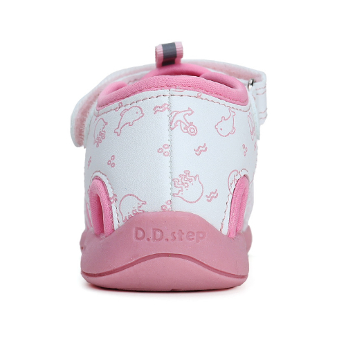 Sandale copii fete din canvas DD Step, Roz – G065-41329C
