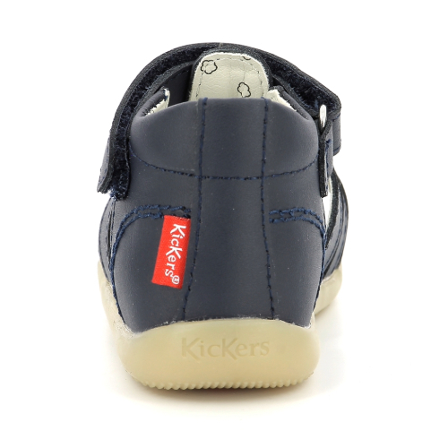 Sandale copii baieti din piele Kickers, Albastru – 962450-10-102