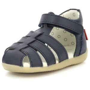 Sandale copii baieti din piele Kickers, Albastru – 962450-10-102