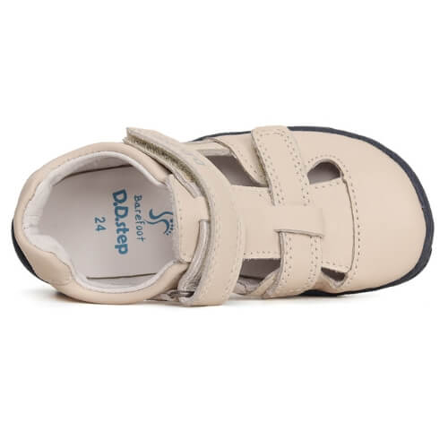 Sandale copii baieti din piele DD Step, Alb – G077-41892A