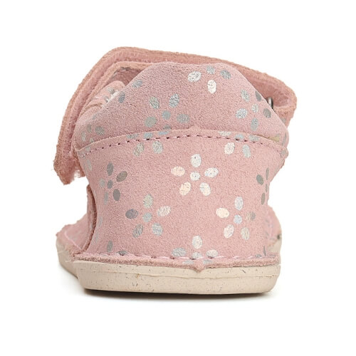 Sandale copii fete Barefoot din piele DD Step, Roz – H085-41651