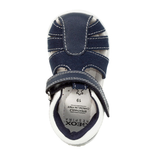 Sandale copii baieti din piele Geox, Albastru – B451PC_05410_C4211