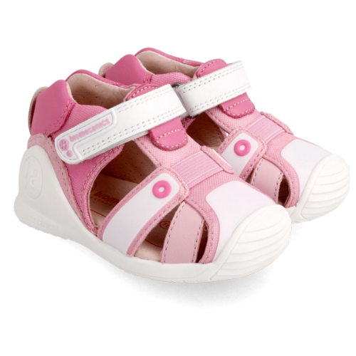 Sandale copii fete din piele Biomecanics, Roz – 222132-F Sandale copii fete din piele Biomecanics, Roz – 222132-F