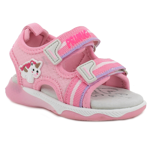 Sandale copii fete cu LED din textil Primigi, Roz – 5954600
