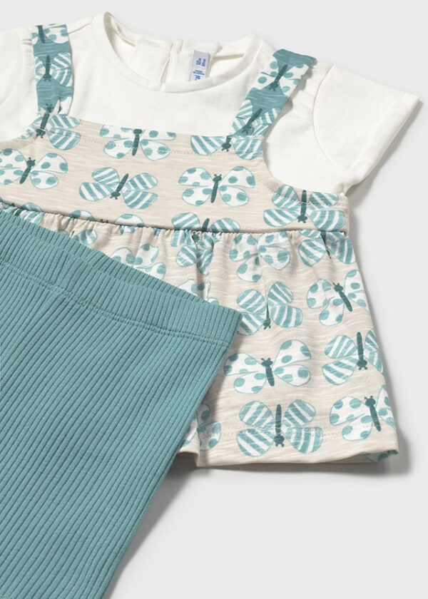 Set de bluza si pantaloni scurti pentru fete Mayoral, Albastru – 1229-082