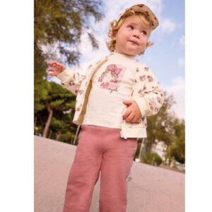 Set 3 piese cu imprimeu pentru fete Mayoral, Blush – 1830-37