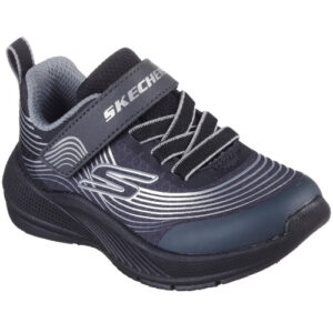 Pantofi copii baieti din textil Skechers, Negru – 403926_BKSL