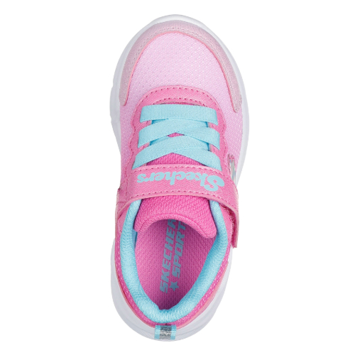Pantofi copii fete din textil Skechers, Roz – 303579_PKLB