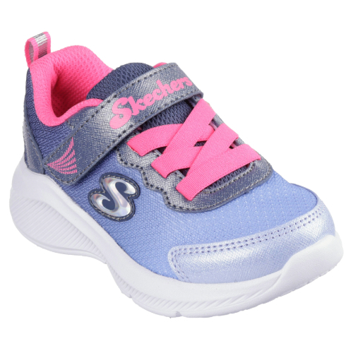 Pantofi copii fete din textil Skechers, Mov – 303579_NVHP