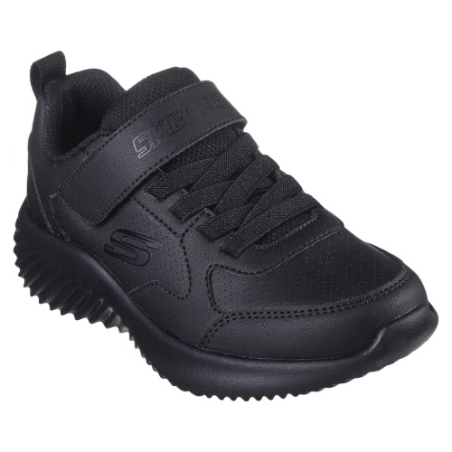 Pantofi copii baieti din textil Skechers, Negru – 405626-BBK