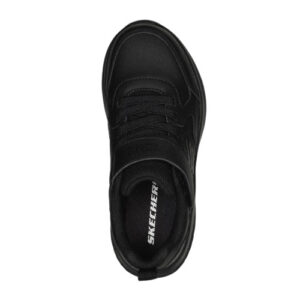 Pantofi copii baieti din textil Skechers, Negru – 405626-BBK
