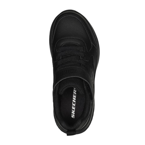 Pantofi copii baieti din textil Skechers, Negru – 405626-BBK