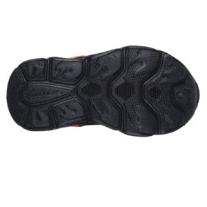 Pantofi copii baieti cu LED din textil Skechers, Rosu – 402306N-RDBKRED