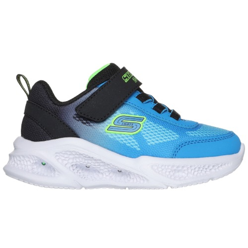 Pantofi copii baieti cu LED din textil Skechers, Albastru – 401495-BKBL