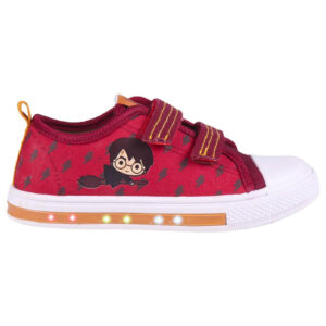 Pantofi copii baieti Harry Potter cu LED din textil Cerda, Rosu – 2300004714