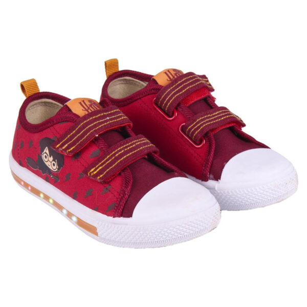 Pantofi copii baieti Harry Potter cu LED din textil Cerda, Rosu – 2300004714