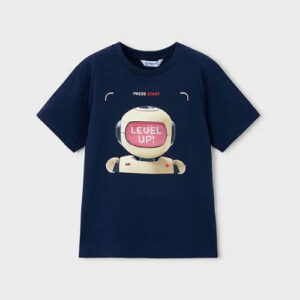 Tricou interactiv robot pentru baieti Mayoral, Navy – 3065-40