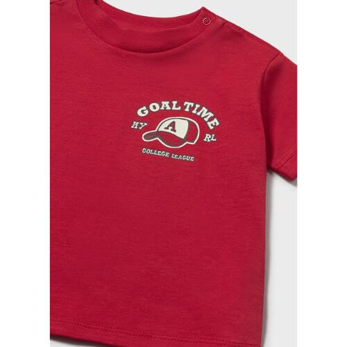 Tricou din bumbac pentru baieti Mayoral, Tomato – 1007-79