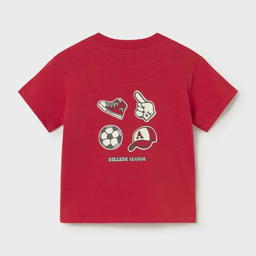 Tricou din bumbac pentru baieti Mayoral, Tomato – 1007-79