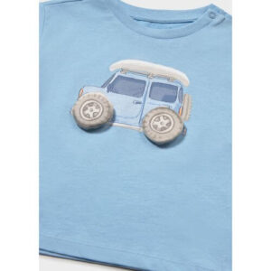 Tricou din bumbac pentru baieti Mayoral, Sky Blue – 1011-89