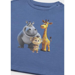 Tricou din bumbac pentru baieti Mayoral, Albastru – 1008-82