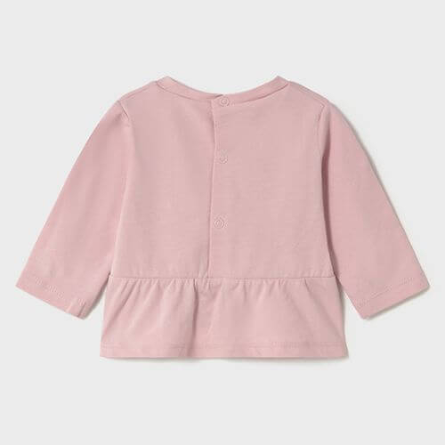 Tricou din bumbac pentru fete Mayoral, Roz – 1071-66